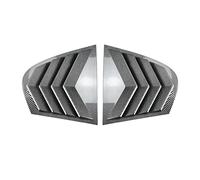 Triangle Louver Air Vents Spoiler Compatible For BMW 5 Class E60 2004-2010 Car Rear Side Window Spoiler Splitter Trim Louver Shutter(Carbon fiber)