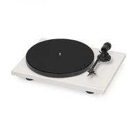 Triangle - Lunar 1 Vinyl Turntable - 33/45 RPM Belt Drive Manual Vinyl Turntable - Integrated OM-5E Cartridge - 420 x 112 x 330 mm - Cream