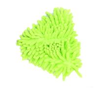 Triangle Mop Head Replacement, Rotating Microfiber Cleaning Pads for High Reach Wall Ceiling Window Corner Duster, Washable Reusable Refills with(Green)