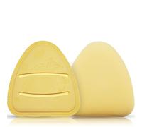 Triangle Powder Puffs, Large Makeup Sponge, Beauty Blenders - Super Soft Puff Quickly Apply Make-up in 3s, Wet Dry Make up Tool Beauty Blender for Liquid Foundation, Loose Powder, Yellow