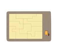 Triangle Puzzle, Solving The Wooden Block Puzzle Challenge, Wooden Irregular Shape Jigsaw, Disappearing Triangle Design, Vanished Square, Triangulator Wood Brain Teaser Jigsaw Game (A)