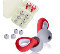 Triangle Red Noise Cancelling Ear Plugs for Sleeping, Swimming, Studying, Working, Concerts - 3-Layer Noise Reduction