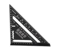 Triangle Ruler Carpenter Square Aluminum Alloy 7 Inch 90 Degrees 45 Degrees Portable Woodworking Measuring Tool for DIY Projects and Professional Use