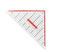 Triangle Ruler, Geometry Ruler, Transparent Measuring Tool, Precision Stationery Design, Lightweight Construction, for Architects Engineers Designers Students Art Drawing Painting Math