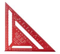 Triangle Ruler Metal Metric Protractor Aluminium Alloy Measuring Tool for Precision Geometry Woodworking Construction Drawings Technical Projects