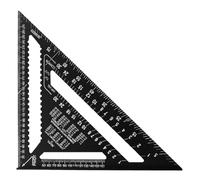 Triangle Ruler Metal | Metric Protractor,Metal Precision Measuring Tool for Woodworking Carpentry Construction Drafting Architectural Engineering