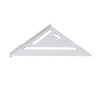 Triangle Ruler Woodworking Angle Ruler Aluminum Alloy Black Matte Finish 7 Inch Precision Measuring Tool for Carpenters Crafters DIY Enthusiasts (UK Standard)