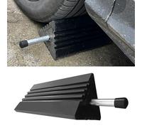 Triangle Rv Wheel Chocks, Portable Rubber Wheel Blocks with Handle for Van, Trucks