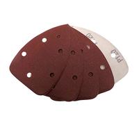 Triangle Sandpaper Hook, 25 Pcs Red Triangle Sandpaper Discs Self-Adhesive Hook Loop Grit 40-1000 for Polishing(600)