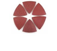 Triangle Sandpaper Pads 80Mm 60Pcs 40-240 Grit Alumina Abrasive Hook and Loop for Oscillating Multi-Tool Wood Metal Drywall Corner