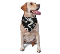 Triangle Scarf Black Alien Plays Soccer In Space Comfortable Triangle Pet Scarf Durable Pet Neckerchief For Birthday Dogs Pets
