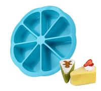 Triangle Scone Baking Pan, Silicone 8 Triangle Cavity Mould, Cornbread Muffins Baking Pan Non Stick Heat Resistant DIY Ba-King Tool for Chocolate Brownies Muffins Scone Cornbread Soap
