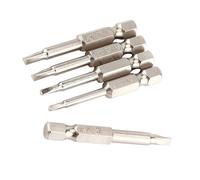 Triangle Screwdriver Bits Set, 5pcs 50mm 1/4" Hex Shank Head Screw Driver Bits TA1.8/2.0/2.3/2.7/3.0 Strong Magnetism for Home DIY Projects