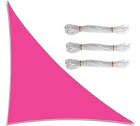 Triangle Shade Sail 3m x 4m x 5mWaterproof UV Block Sunshade Canopy for Garden Patio Durable Fabric with 3 Ropes Outdoor Sun Protection Awning Cover