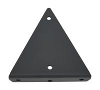Triangle Shelf Support Brackets Heavy Duty Wall Mounted Invisible Steel Furniture Hardware for Bookcases and Cabinets Black White Available Easy Installation