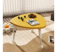 Triangle Side Table - Adjustable End Table with Silent Foot Pads, Modern Design for Living Room and Bedroom, Ideal for Small Spaces