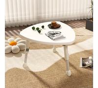 Triangle Side Table - Adjustable End Table with Silent Foot Pads, Modern Design for Living Room and Bedroom, Ideal for Small Spaces