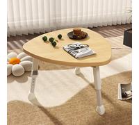 Triangle Side Table - Adjustable End Table with Silent Foot Pads, Modern Design for Living Room and Bedroom, Ideal for Small Spaces