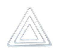 Triangle Sign Basic Geometry Shape Cookie Cutter Dough Biscuit Fondant Sharp Stencil Icon Symbol (Medium)