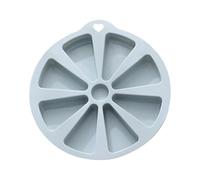 Triangle Silicone Cake Moulds - 8 Cavity Non-Stick, Baking Mold with Heat Resistant Exterior, Food Grade Flexible Pan, Multi-Portion Slices Tray, for Pizza Mousse Dessert Fruit Pudding Jelly