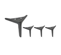 Triangle Sofa Legs - Golden Garden Furniture Feet, Simple Style for Armchairs, Bedside Tables & Stools, Stable, Safe & Stylish 19cm/7.5in Grey Support Legs