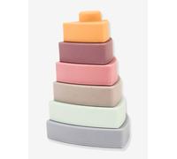 Triangle stacking tower multicoloured
