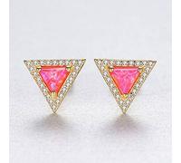 Triangle Stud Earrings For Women Fine Jewelry
