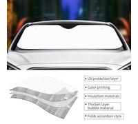 Triangle Sun Shade Nature'S Majesty: A Majestic Waterfall In The Wild Car Windshield Sunshade Portable Sun Shade Car Window Shade(76x140cm)