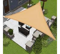 Triangle Sun Shade Sail 3.5x3.5m Waterproof Canopy - 95% UV Blocking Outdoor Cover for Patio Garden Carport Balcony Pergola & Camping