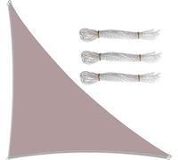 Triangle Sun Shade Sail 3m x 4m x 5mWaterproof UV Block Canopy for Garden Patio & DeckDurable Outdoor Awning with 3 Ropes for Easy Installation