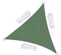 Triangle Sun Shade Sail 3x4x5m Waterproof UV 95% Protection for Outdoor Patio Garden Balcony Pool - Stylish Canopy for Sun Protection and Shade Solutions