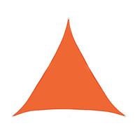 Triangle Sun Shade Sail 4.5x4.5m - UV Protection Outdoor Awning for Patio Balcony Garden Pool -Triangle Sail for Stylish Sun Shading (Orange)