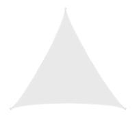 Triangle Sun Shade Sail Awning UV Protection Outdoor Canopy for Terrace Balcony Garden & Pool (4.5x4.5x4.5m White) -Waterproof Easy Install
