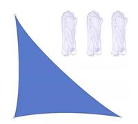 Triangle Sun Shade Sail, Waterproof Shade Fabric, Tear-Resistant Canopy, Curved Shade Cloth for Patio, Garden, Terrace (9.5x5x7.1m) - UV Protection, Outdoor Awning.