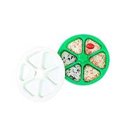 Triangle Sushi Mold - 6 Way Triangular Sushi Maker, Non-Stick Onigiri Rice Ball Press Maker for Algae Coriander Rice Balls