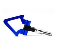 Triangle Tow Hook Bumper Ring for Front Bumper Mounting on Japanese European Style Sedans and Crossovers (European style Blue)