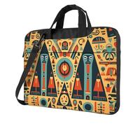 Triangle Tower Image Man 13 inch Print Laptop Crossbody Bag/Briefcase, Suitable for Daily Office Use and Business Travel