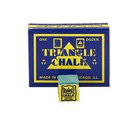 Triangle TRIANGLE Green Pool Snooker Table Cue Chalk 12 Cubes