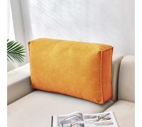 Triangle Wed Pillow for Bed Lumbar Support Cush Headboard Backrest Pillow Green Reading Bolster for Daybed & Sofa t & Design
