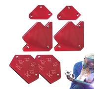 Triangle Welding Positioner Double Protection Welding Accessories Set | Magnetic Unique Shape, Eye-Catching Design, Float Feature for Assembly Work, Marking Tasks, Pipe Installation Work