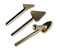 Triangle Welding Replacement Tips Welder Tips Smoothing Tip for Car Bumper, Kayak, Dashboard Welder Smoothing