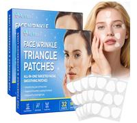 Triangle Wrinkle Patches 288P, Anti Wrinkle Patches for Face Overnight, Forehead Wrinkle Patches, Face Wrinkle Tape for Smile Lines & Frown Lines, Anti Ageing Facial Patches, Wrinkle Remover Strips