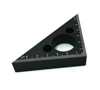 Triangles Measuring Tool Right Angles Ruler Alloy Metal 90/45 Degree Protractor Portable Aluminum Carpenter Square Workshop Measurement Tool
