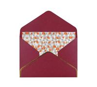 Triangles Patterns Greetings Romantic Card With Envelopes, Send To A Close Friend,Phnom Penh Pearl Paper Greeting Card