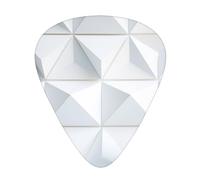 Triangles Patterns Print 12 Pcs Guitar Picks Fit Lovers 3 Different Thickness 0.46 0.71 0.96mm