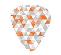 Triangles Patterns Print 12 Pcs Guitar Picks Fit Lovers 3 Different Thickness 0.46 0.71 0.96mm