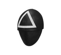 (Triangles) Squid Game Mask Cosplay Halloween Horror Headgear Round Square Triangle Helmet