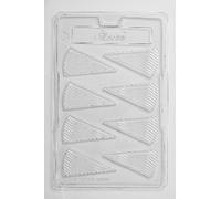 Triangles (Wavy) Cake Decoration Chocolate Mould 8 Cavity x 5