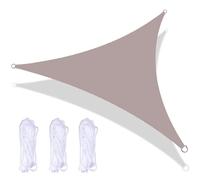 Triangular 5x5x5m Awning UV & Wind Protection for Balcony Garden Patio Outdoor Camping Swimming Pool Tarpaulin Rain Cover
