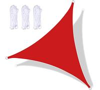 Triangular 5x5x5m Sun Shade Sail Waterproof Outdoor Canopy with Accessories Perfect for Garden Pool PatioUV Protection Easy Installation Durable Fabric
